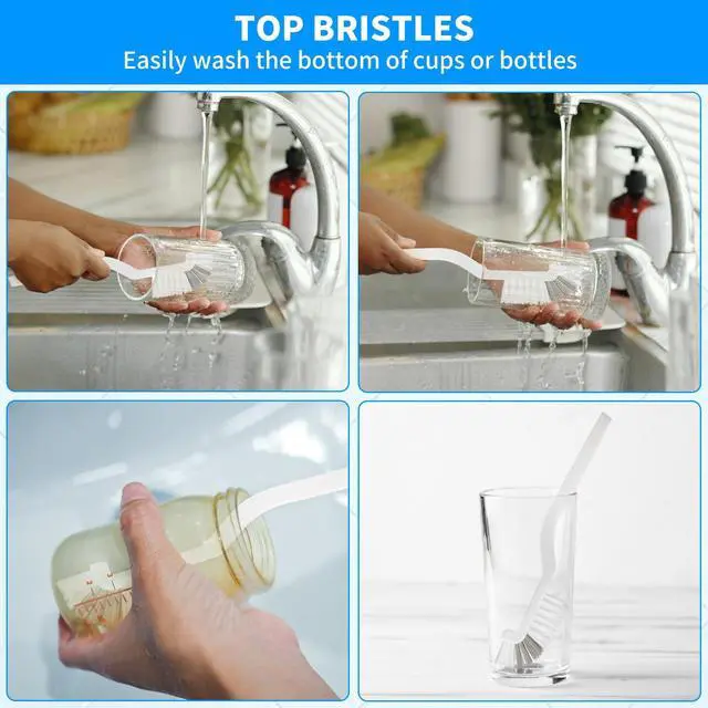 Alt view image 5 of 7 - Crevice Cleaning Brush SetHousehold Deep Cleaning Supplies, Perfect for Small Spaces, Grout, and Tough Tasks -12 Pack