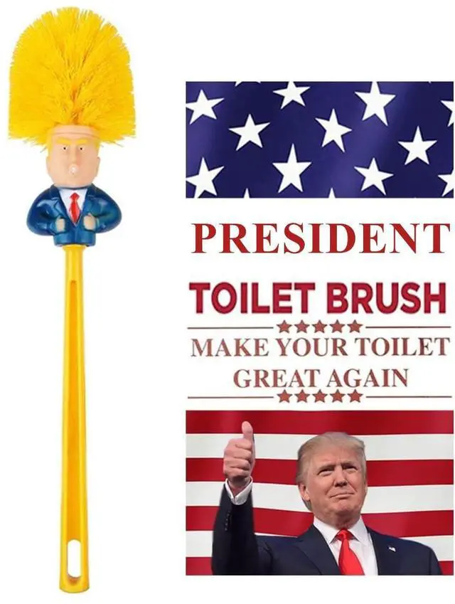 Main image of Toilet Brush, Funny Gag Gift Toilet Bowl Brush for Bathroom Cleaning,