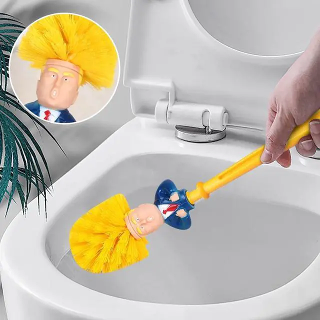 Alt view image 3 of 3 - Toilet Brush, Funny Gag Gift Toilet Bowl Brush for Bathroom Cleaning,