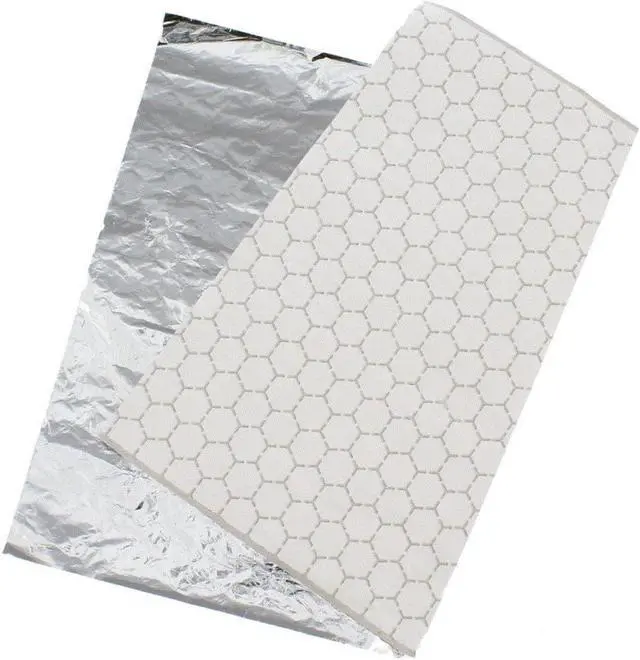 Main image of 150 sheets Insulation Sandwich Wrapping Paper Aluminum Foil Sheets - 10 3/4" x14" - Aluminum Foil Sandwich Wrap Sheets For Sandwich Wraps, Burritos and BBQ