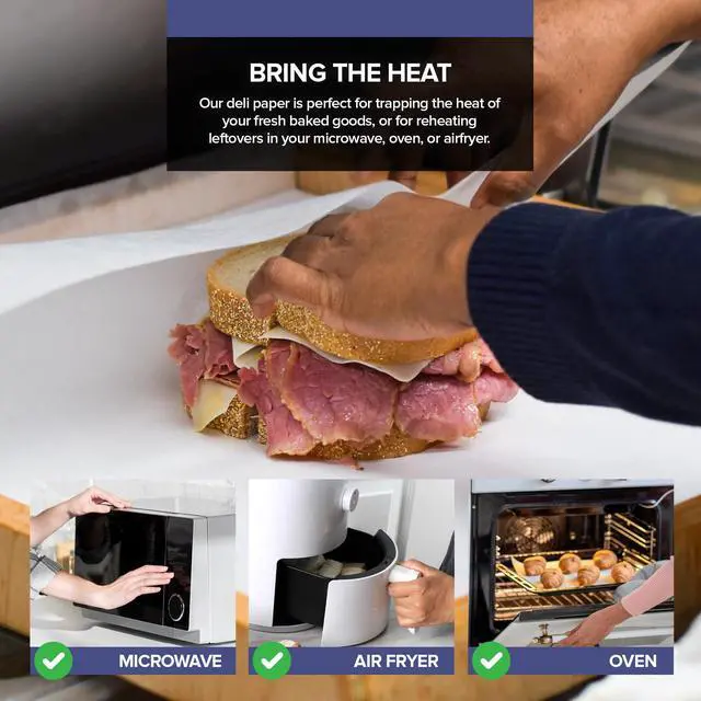 Alt view image 5 of 7 - 500 Count Pre-Cut Deli Wax Sheets, 6 Heavy Duty Pop Up Dry Wax for Restaurant, Disposable Deli Wrap for Burrito, Hot Dog or Sandwich, Stock Your Home