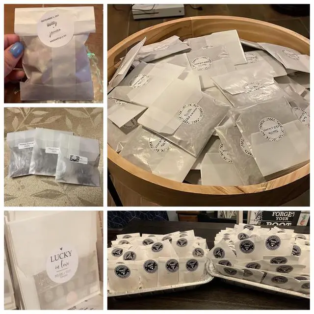 Alt view image 6 of 7 - White Flat Glassine Paper Snack Bags 4x6 in, 100 Count | Semi-transparent wax-free sleeves for cookies, snacks, bakery, party favors, soap and seeds (10 x 15.2 cm)