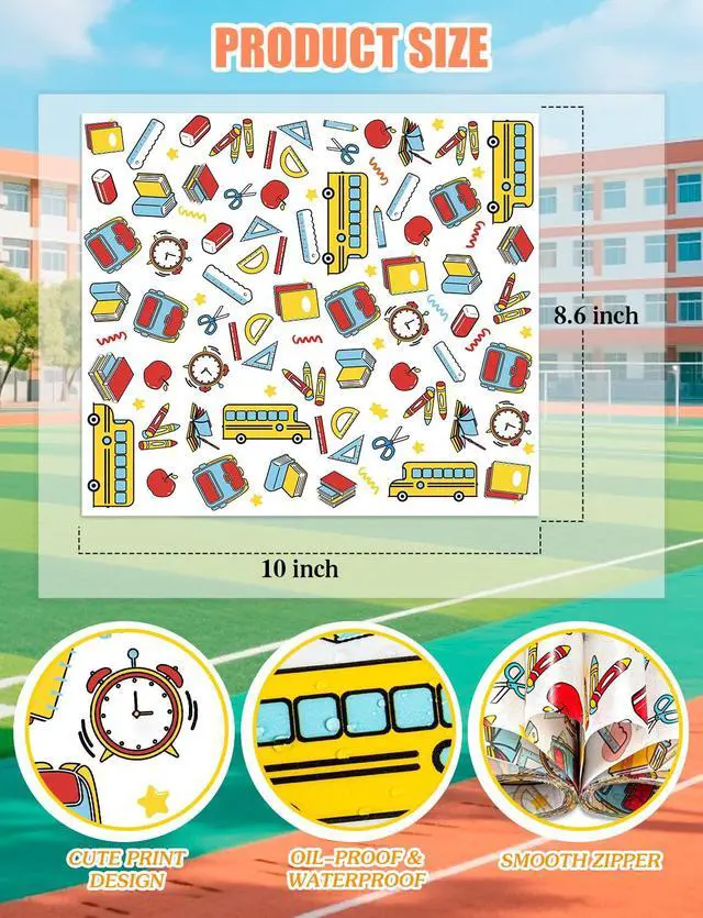 Alt view image 2 of 7 - 200 Pcs Back to School Wax Paper for Food, Wax Paper Sheets | Deli Paper Sandwich Wrap, Candy Wraps, Waterproof Oil-proof, Picnic Basket Liners, For Kitchen Handmade Food