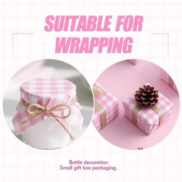 Alt view image 4 of 7 - 100pcs Waxed Deli Paper Sheets, 7x7" Food Basket Liners for Sandwiches, Burgers. Pink Checkered Deli Wrap Wax Paper Sheets by