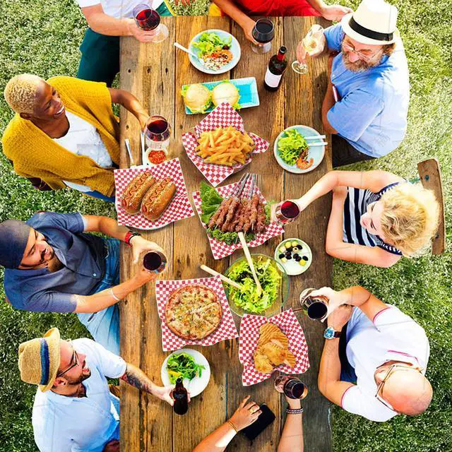 Alt view image 7 of 7 - 100Pcs Wax Paper Sheets for Food, Ultra Grease Resistant Deli Paper Sheet, Must-Have Sandwich Wrapping Papers at School Lunches,Perfect Food Basket Liners for Festival, 11x11"