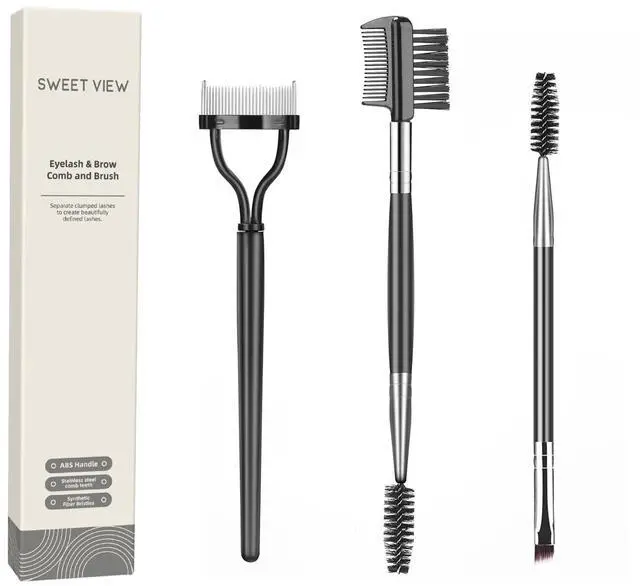 Main image of Comb Lash Separator Tool Brow Brush | Lash Spoolie Professional Eye Makeup Tools