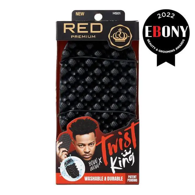Alt view image 2 of 7 - Premium Luxury Twist Styler Comb Brush, Durable Washable Alternative for Sponge for Barbers and Daily Use, Ideal for Afro, Curly, Coiled, 4C Hair