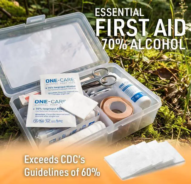Alt view image 4 of 7 - 70% Alcohol Prep Pads, Medium, Individually Wrapped, 2-Ply, Sterile, 200/bx | Easy-open, leak-proof pouch prevents premature dry-out. Soft pad for gentle cleansing. Effective antiseptic protection.