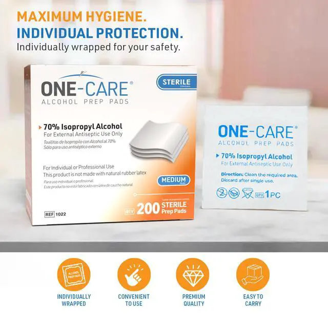 Alt view image 6 of 7 - 70% Alcohol Prep Pads, Medium, Individually Wrapped, 2-Ply, Sterile, 200/bx | Easy-open, leak-proof pouch prevents premature dry-out. Soft pad for gentle cleansing. Effective antiseptic protection.