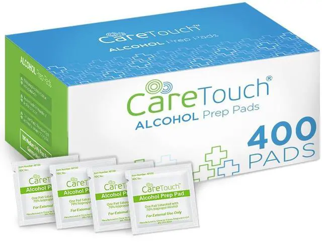 Main image of Sterile Alcohol Prep Pads, Medium 2-Ply - 400 Alcohol Wipes (CTAP400-VC)