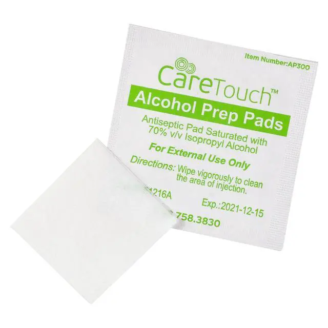 Alt view image 2 of 7 - Sterile Alcohol Prep Pads, Medium 2-Ply - 400 Alcohol Wipes (CTAP400-VC)
