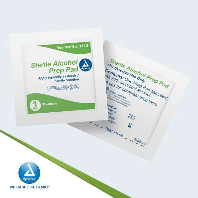 Alt view image 7 of 7 - Alcohol Prep Pads, Medical-Grade and Non-Woven Prep Pads, Saturated with 70% Isopropyl Alcohol, Rapid-Acting Antiseptic Wipes, 1-Ply, Medium, 2 Boxes of 200 Alcohol Prep Pads