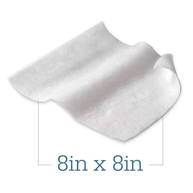 Alt view image 3 of 7 - Essential Comfort Bath Cleansing Washcloths - 1 Package, 8 Cloths - No Rinse Bathing Wipes, Ultra-Soft and Thick Heavyweight Cloth, Light Fragrance