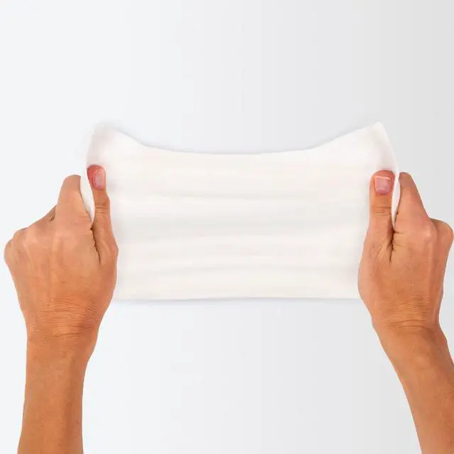 Alt view image 5 of 7 - Essential Comfort Bath Cleansing Washcloths - 1 Package, 8 Cloths - No Rinse Bathing Wipes, Ultra-Soft and Thick Heavyweight Cloth, Light Fragrance