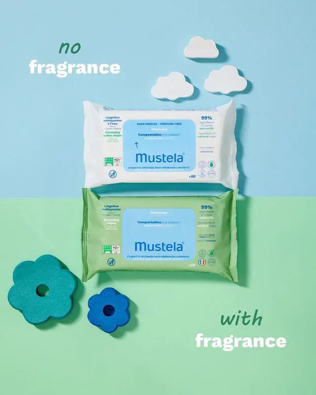 Alt view image 4 of 7 - Baby Home Compostable Cleansing Wipes - Fragrance Free - Natural Avocado - For Face, Body & Diaper Area - 99% ingredients of natural origin & plant-based fibers - For all skin types - 60 ct.