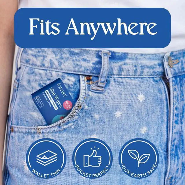 Alt view image 5 of 6 - Mini Water Wipes - Fragrance Free - 72 Count Travel Size Pack | 99.5% Purified Water Wet Wipes for Adults & Kids - Plant-Based & Biodegradable - Small Packs for Bags, Purses and Pockets