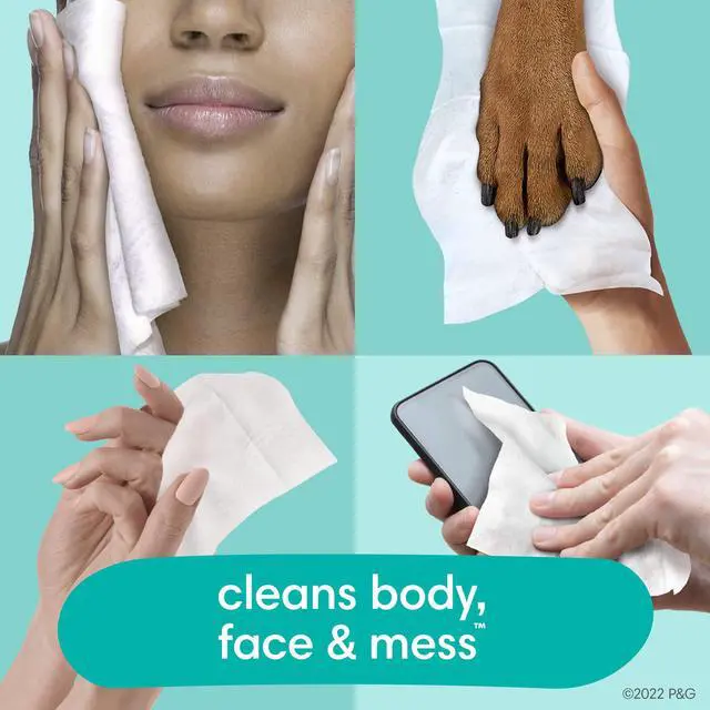 Alt view image 3 of 7 - Multi-Use Wet Wipes, 1X Pop-Top, Hypoallergenic and Dermatologist-Tested Baby Wipes, Fragrance Free, 56 Count