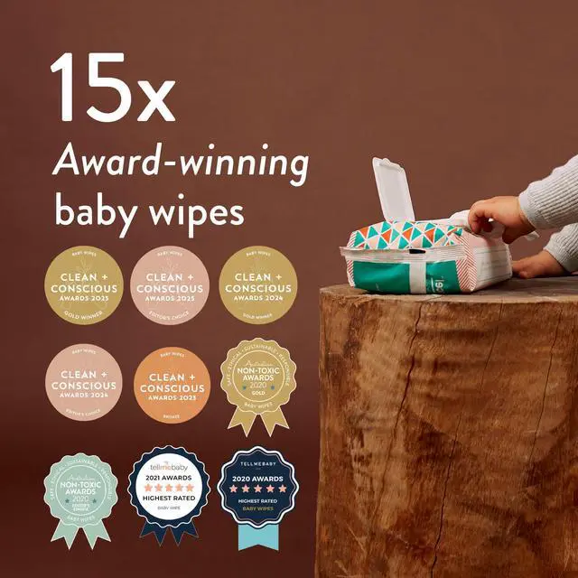 Alt view image 6 of 7 - Unscented Baby Wipes Plant-Based, Fragrance-Free Bulk Diaper Wipes | Hypoallergenic, Non-Toxic & Biodegradable Wet Wipes for Sensitive Newborn Skin | 1 Pack of 80
