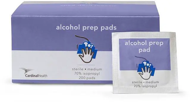 Main image of - Alcohol Prep Pad, 2-Ply Medium (200 Count)