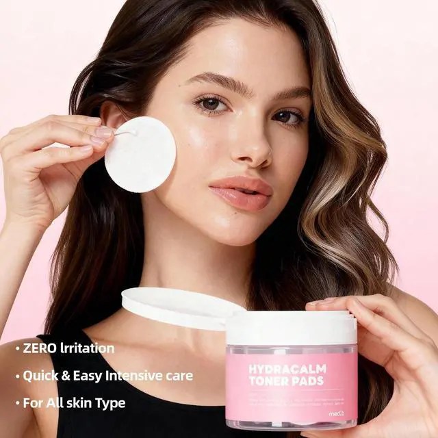 Alt view image 7 of 7 - Toner Pads - 60 Counts Exfoliating Face Pads with BHA & PHA for Acne & Breakouts, 40% Centella Asiatica for Sensitive Skin, Hydrating, Alcohol-Free, Korean Skin Care