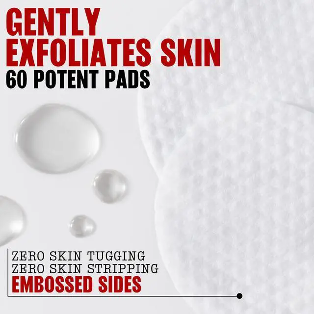 Alt view image 3 of 7 - Blemish Clearing Acne Pads, Salicylic Acid Acne Treatment for Face, Pore Reducing, Exfoliating, and Soothing Skincare, Witch Hazel Toner Pads, 60 Ct