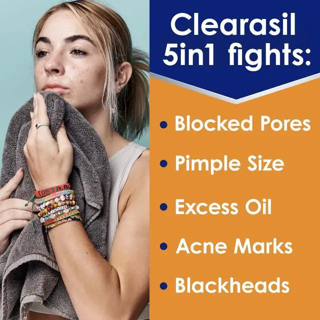 Alt view image 2 of 7 - Stubborn Acne Control 5in1 Daily Facial Cleansing Pads, with Salicylic Acid Acne Treatment Medicine, 90 Count