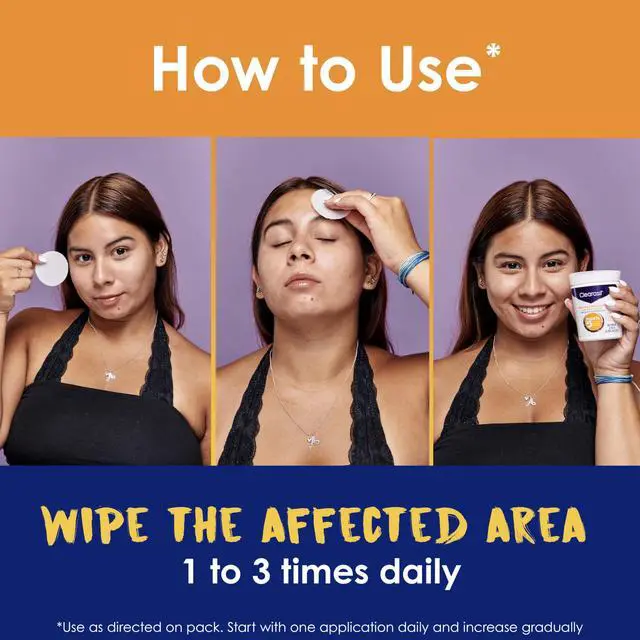 Alt view image 4 of 7 - Stubborn Acne Control 5in1 Daily Facial Cleansing Pads, with Salicylic Acid Acne Treatment Medicine, 90 Count