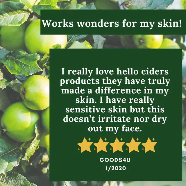 Alt view image 6 of 7 - Apple Cider Vinegar Acne Face Toner Pads, Tea tree, 60 Pads | Oil-free. ACV + 7 organic hydrosols: tea tree, witch hazel, rose geranium, chamomile, lavender, lemongrass, neroli.