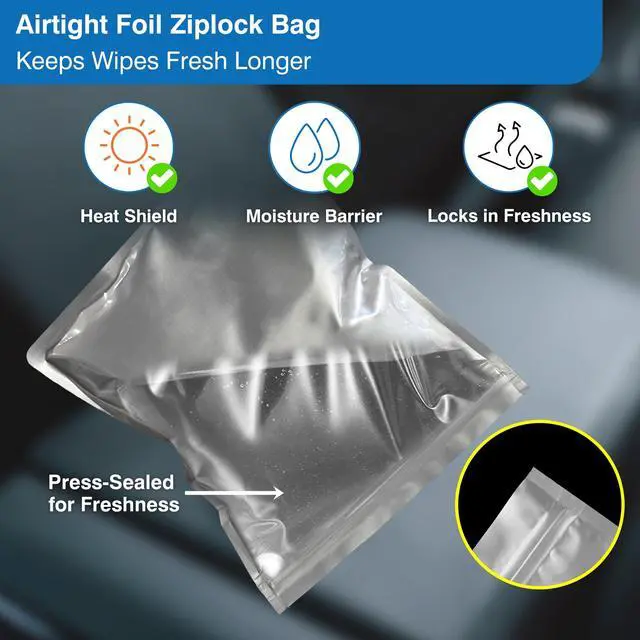 Alt view image 4 of 6 - 20PCS Adhesion Promoter Wipes + 20PCS Alcohol Prep Pads | Boost Tape Bond Strength on Plastic, Car Trim, Vinyl Wrap, Surface Cleaner & Primer Kit for Acrylic Tape, Foil Ziplock Packed