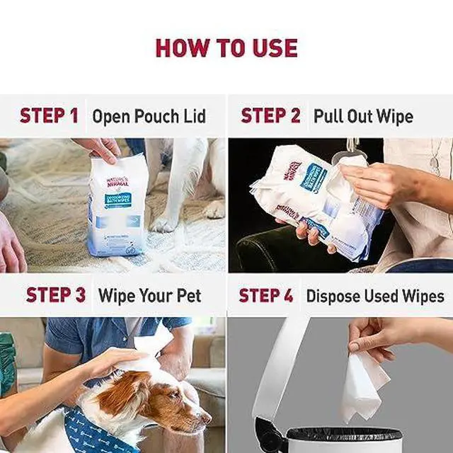 Alt view image 7 of 7 - Deodorizing Bath Wipes for Dogs, 100 Count | Neutralize Tough Pet Odors Between Baths, Promotes Healthy Skin & Coat, Great For Spot & Paw Cleaning, Sunkissed Breeze Scent