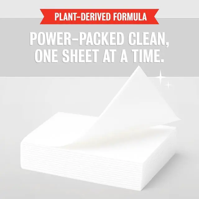 Alt view image 2 of 7 - Small But Mighty Laundry Detergent Sheets | Enzyme Powered Laundry Solution, 32 Pre-Measured Washing Machine Sheets for 64 Loads, Unscented