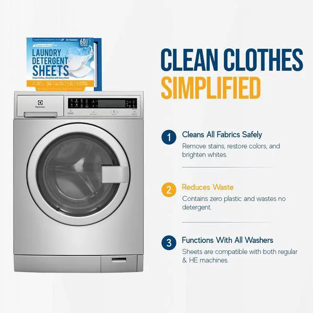 Alt view image 5 of 7 - Laundry Detergent Sheets Free & Clear, Fragrance Free, 120 Loads | Laundry detergent sheets, Free & clear, Fragrance free, Dye free, 120 loads, Liquidless, For all washing machines
