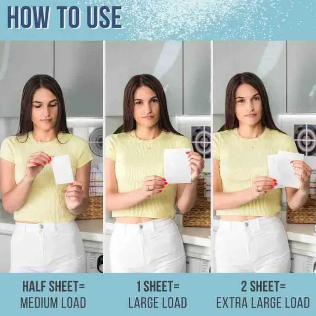 Alt view image 5 of 6 - Laundry Detergent Sheets - 50 Strips (25 Sheets) | Earth Friendly Fresh Scent Plastic Free Travel Laundry Soap