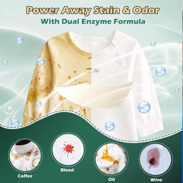 Alt view image 5 of 7 - Travel Laundry Detergent Sheets, 2-Enzyme, 120 Loads for Sink Washing | 2-Enzyme Laundry Sheets Detergent Fight Stain & Odor for Sink Washing, RV, Camper, Cruise & Dorm - Liquidless, Plastic-Free