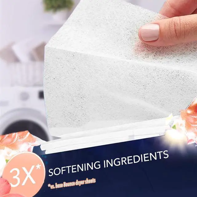 Alt view image 5 of 7 - Infusions Mega Dryer Sheets, Laundry Fabric Softener, BLISS, Amber and Rose, 130 Count