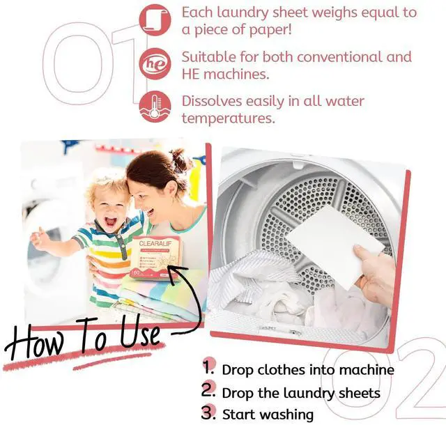 Alt view image 6 of 6 - Laundry Detergent Sheets Up to 160 Loads, Magnolia - Great For Travel,Apartments, Dorms,Laundry Detergent Strips Eco Friendly & Hypoallergenic - 80 Sheets | Eco-Friendly & Hypoallergenic
