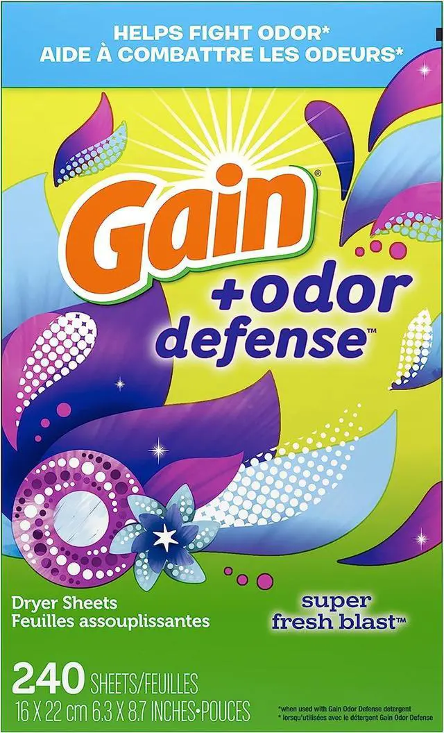 Alt view image 3 of 7 - Dryer Sheets Plus Odor Defense, Super Fresh Blast Scent, 240 Count, Helps fight static and odor, laundry sheets