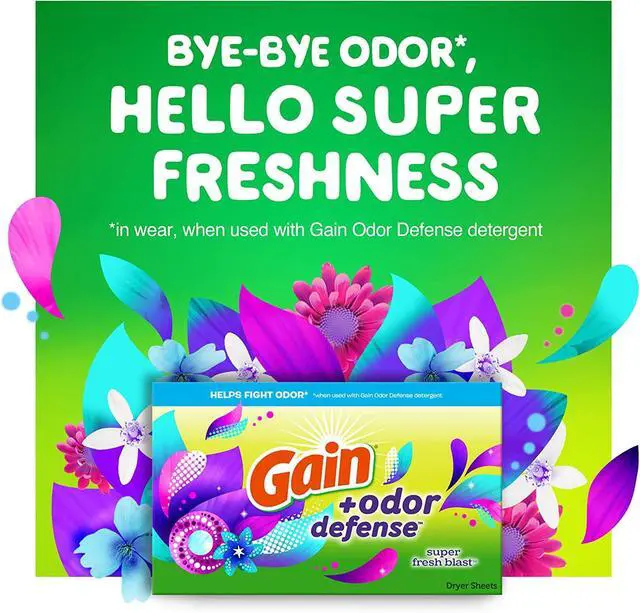 Alt view image 5 of 7 - Dryer Sheets Plus Odor Defense, Super Fresh Blast Scent, 240 Count, Helps fight static and odor, laundry sheets