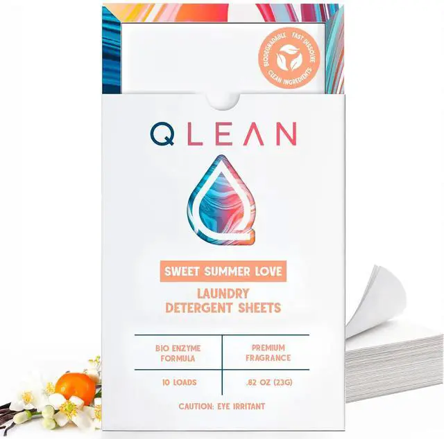 Main image of Laundry Detergent Sheets Sweet Summer (10 Loads) Travel Pack Plant-Based Biodegradable Laundry Strips, TSA-Friendly, Hypoallergenic, HE Compatible Eco Detergent Sheets