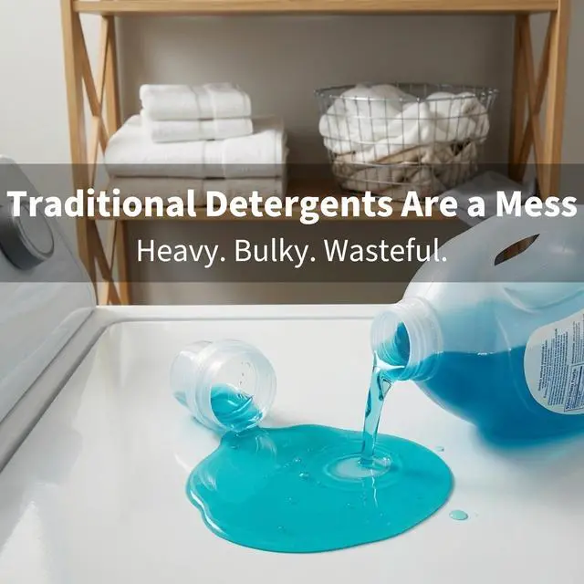Alt view image 3 of 7 - Laundry Detergent Sheet for Travel with Liquid Enzymes (Fresh) | Biodegradable Product for All Machine Types, Not Tested on Animals Cruelty Free for Sensitive Skin with Liquid Enzymes