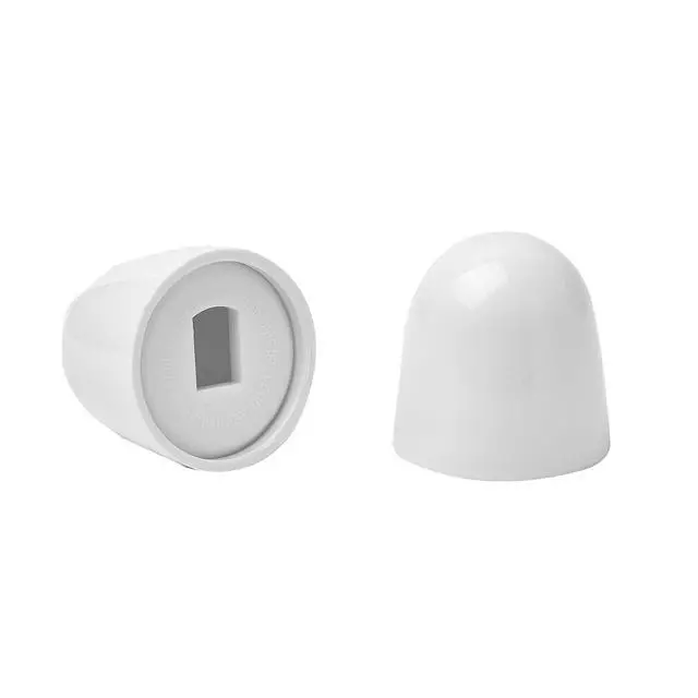 Alt view image 6 of 6 - 4Packs Universal Toilet Bolt Caps, Round Plastic Push-On Toilet Bowl Bolt Caps Covers, with Extra Washers for Easy installation, 1.44 Inch Height, White Color