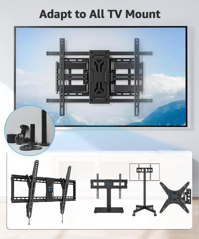 Alt view image 5 of 7 - Universal TV Mounting Hardware Screw Kit with Box - M4 M6 M8 Screws, Spacers & Washers for Most LED LCD OLED 4K TVs, Replacement Screws for TVs/Monitor Mounting, MU9041