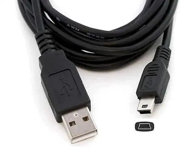 Main image of Long Mini USB Cable Replacement for Blue Yeti Microphone Mic Cord | Mini USB Power Cable for Blue Yeti Recording Microphones MIC, Snowball iCE Mic Cord | Not for other BlueYeti Models