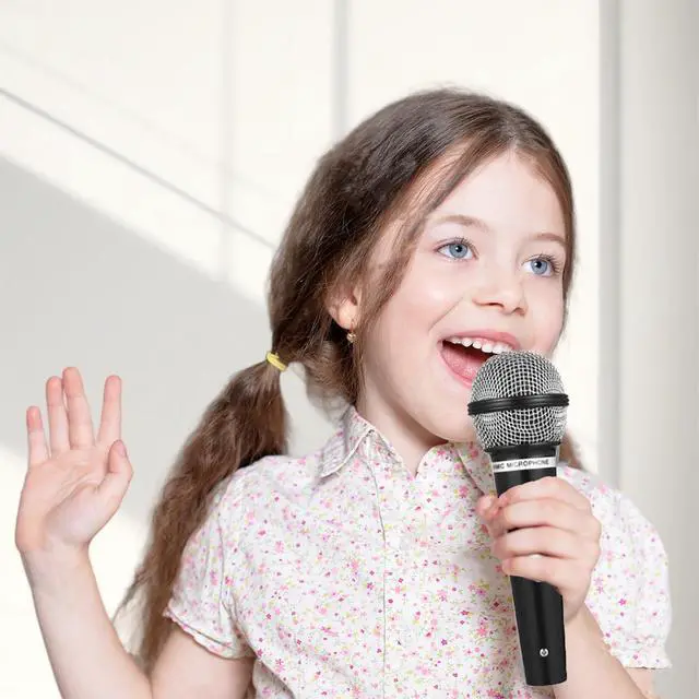 Alt view image 2 of 7 - Microphone Toy for Kids - Plastic Pretend Prop Fake Microphone Toy for Halloween, Christmas, Cosplay, Birthday Party Favors, Costume Play (17cm, Black)