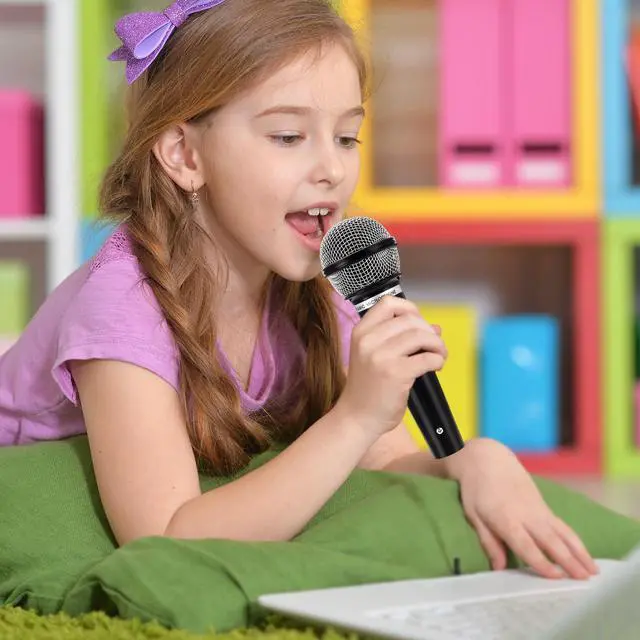 Alt view image 4 of 7 - 1 Pack Plastic Fake Microphone Prop, 6.7 in Pretend Microphone, Fake Mic Props for Birthday Party Favors