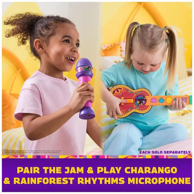 Alt view image 5 of 7 - , Rainforest Rhythms Microphone with Music, Sound Fx & Bilingual Phrases, Kids Toys for Girls & Boys Ages 3 and Up