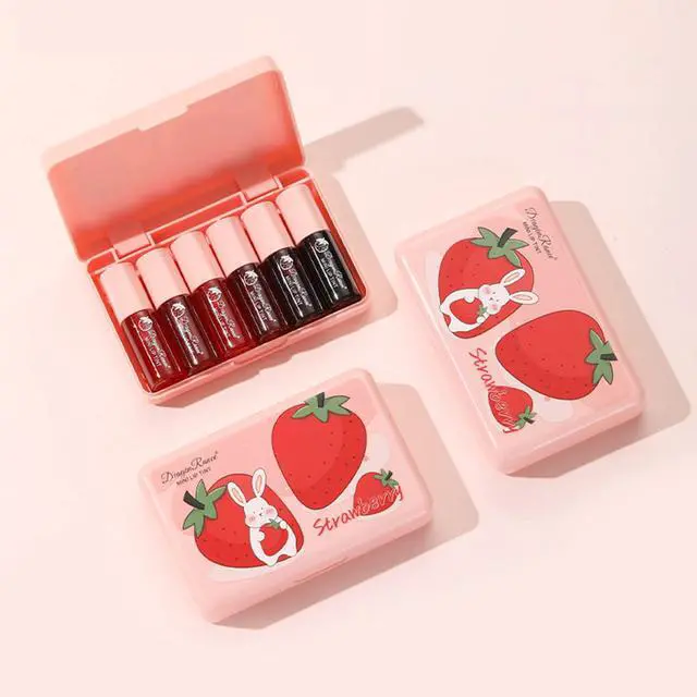 Alt view image 6 of 7 - Lip Stain, Lip Stain Long Lasting Waterproof, Makeup, Cute Stuff,Maquillaje | Lip Tint, Liquid Lipstick, Lip Gloss for Women, Lip Gloss Set, Makeup Set, Mini Makeup, Teen Girl Stuff, High Pigment