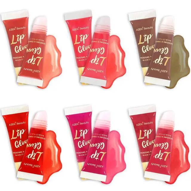 Alt view image 3 of 7 - 24 Pack Lip Gloss Set, Color Lip Oil for Dry Cracked Lips Moisturizing Hydrating Nourishing with Vitamin E