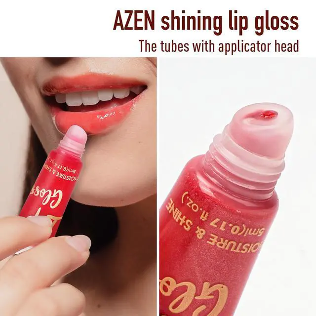 Alt view image 5 of 7 - 24 Pack Lip Gloss Set, Color Lip Oil for Dry Cracked Lips Moisturizing Hydrating Nourishing with Vitamin E