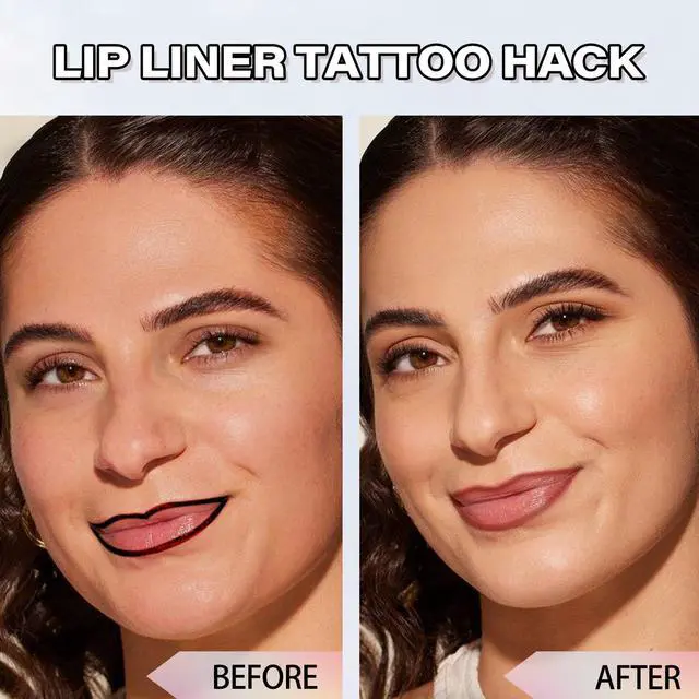 Alt view image 2 of 7 - Peel Off Lip Liner Stain, Long Wear Tattoo Lip Liner with Tweezer, Peel Off Lip Stain with Matte Finish, Long Lasting, Waterproof, Transfer-proof, Highly Pigmented Color (Cocoa)